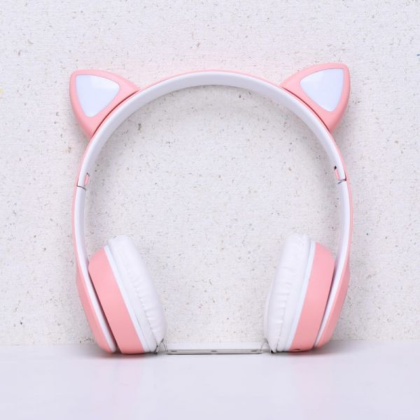 Wireless headphones Cat Ear Pink art 1158