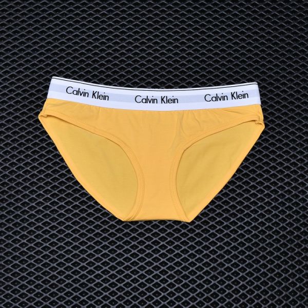 Women's briefs Calvin Klein Yellow art 1060