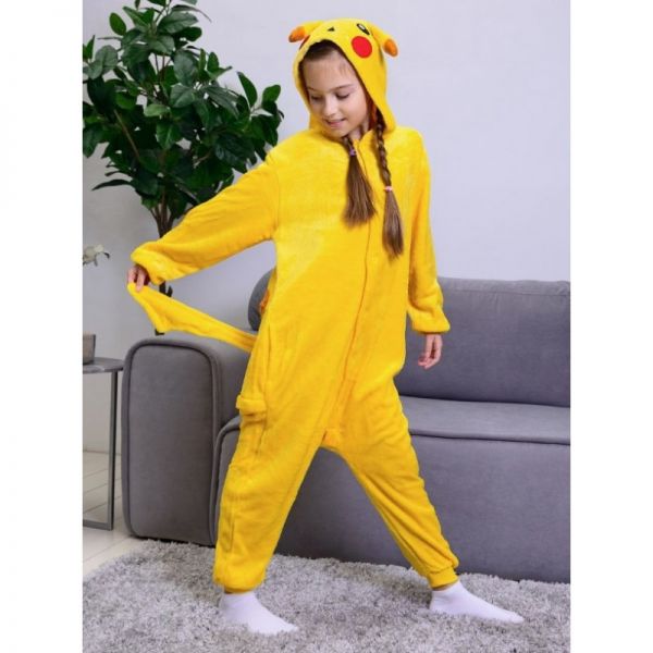 Kigurumi pajamas for children Pikachu art 1107