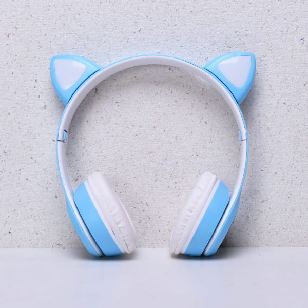 Wireless headphones Cat Ear Blue art 1159