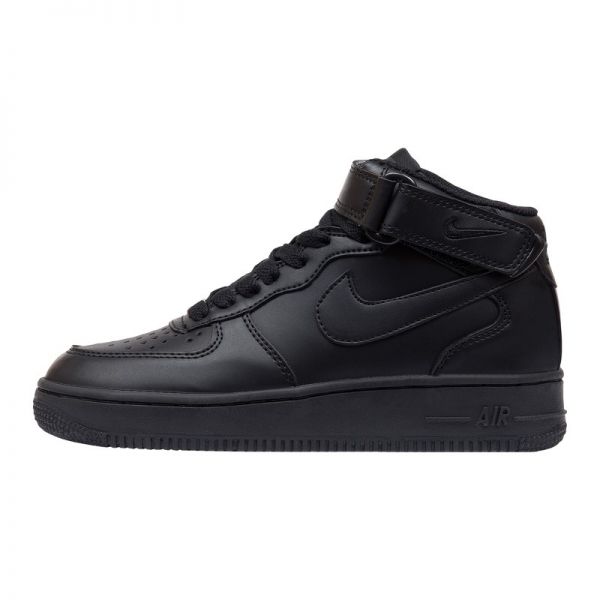 Nike Air Force 1 Mid '07 Black Leather sneakers art 5001-2