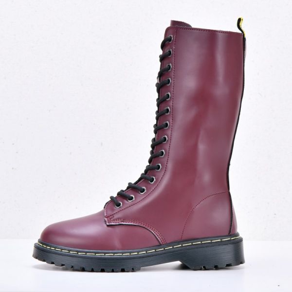 Women's boots Niunailun Red without fur art 802-w1
