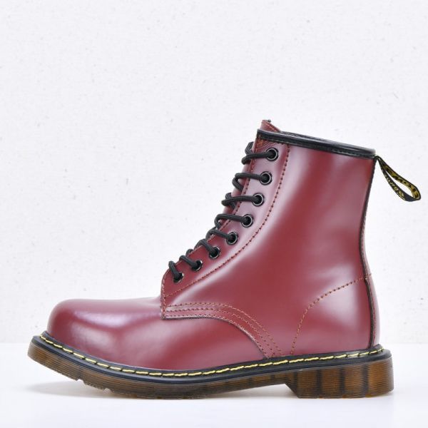 Women's boots Dr. Martens Red with fur art 984-2